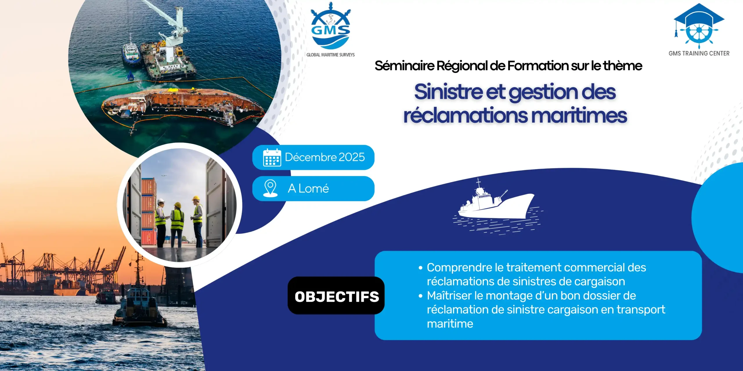 Sinistre et gestion des réclamations maritimes - Global Maritime Surveys